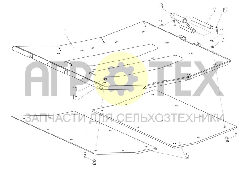 Чертеж Башмак (9-18.00.100)